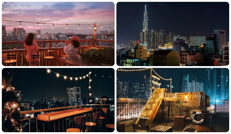 10 quán cà phê rooftop ở Sài Gòn, được giới trẻ check-in ‘sống ảo’ cực chất