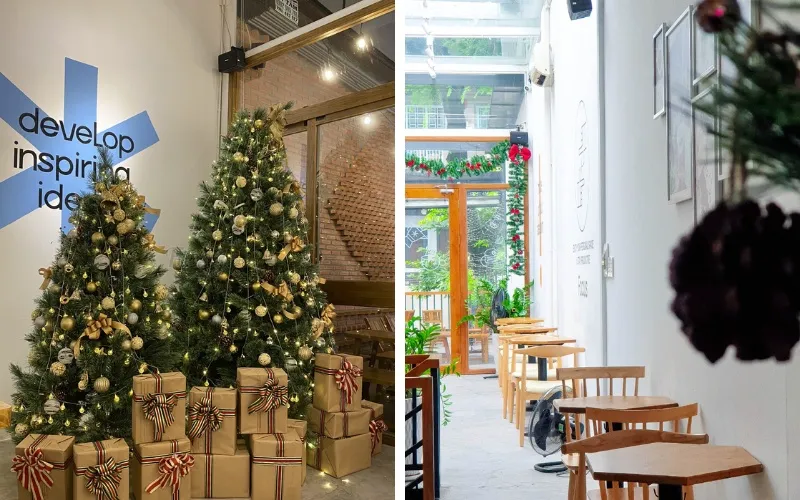 10 quán cafe trang trí Noel ở Sài Gòn đẹp ‘rụng tim’ để checkin