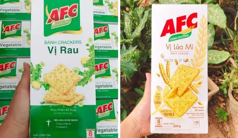 100g bánh AFC bao nhiêu calo? Ăn bánh AFC có béo không?