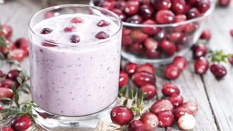 4 cách làm sinh tố cranberry ngon miệng, bổ dưỡng