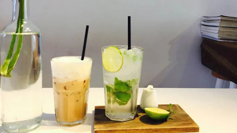 6 quán cafe background 1 màu, không cầu kỳ lại khiến teen chết ghiền