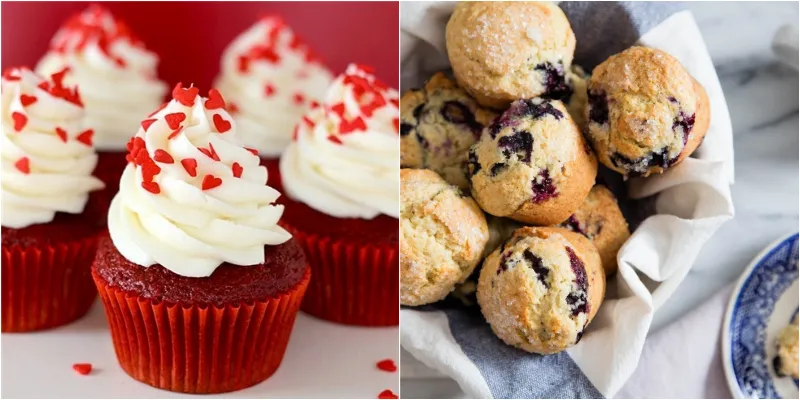 Bánh Cupcake và Muffin có phải là một? Phân biệt Cupcake với Muffin