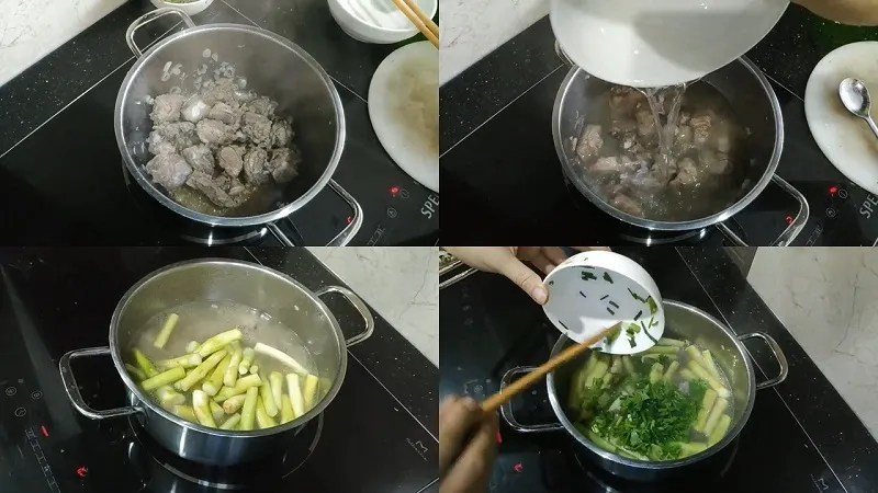 Bí quyết nấu canh ngó khoai nấu xương không ngứa, đảm bảo thơm ngon