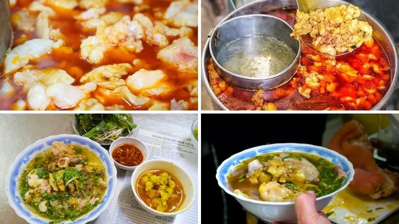 Bún bò mỡ nổi cô Như, món ăn được hoa hậu Thiên Ân mê đắm đuối có gì?