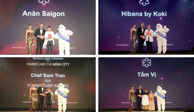 Các nhà hàng, quán ăn ở Hà Nội và TPHCM có trong Michelin Guide Ceremony