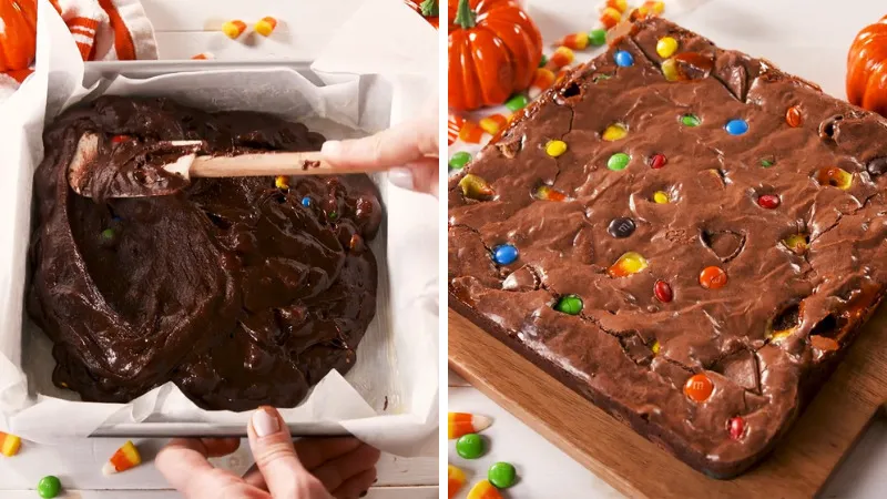 Cách làm bánh brownie con ma cho ngày Halloween thêm vui nhộn