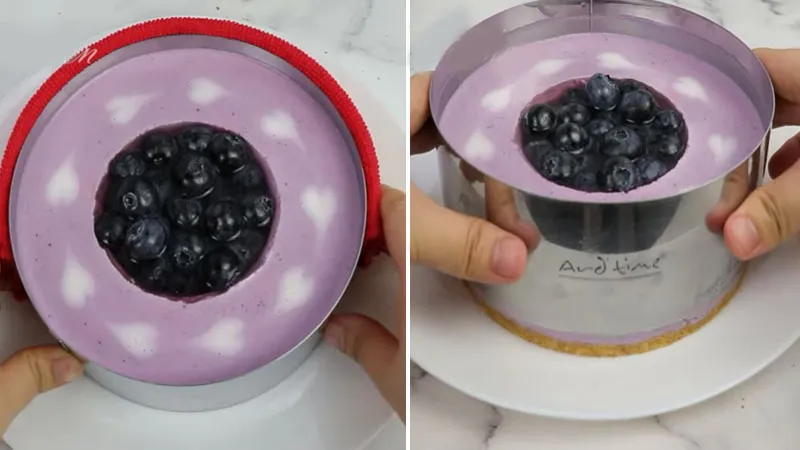 Cách làm bánh cheesecake việt quất béo ngậy thơm ngon dễ làm tại nhà