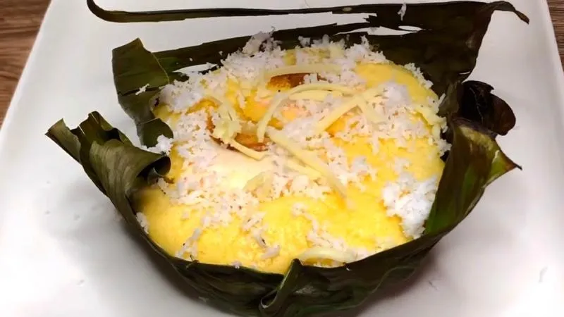 Cách làm bánh gạo nướng bibingka chuẩn vị Philippines