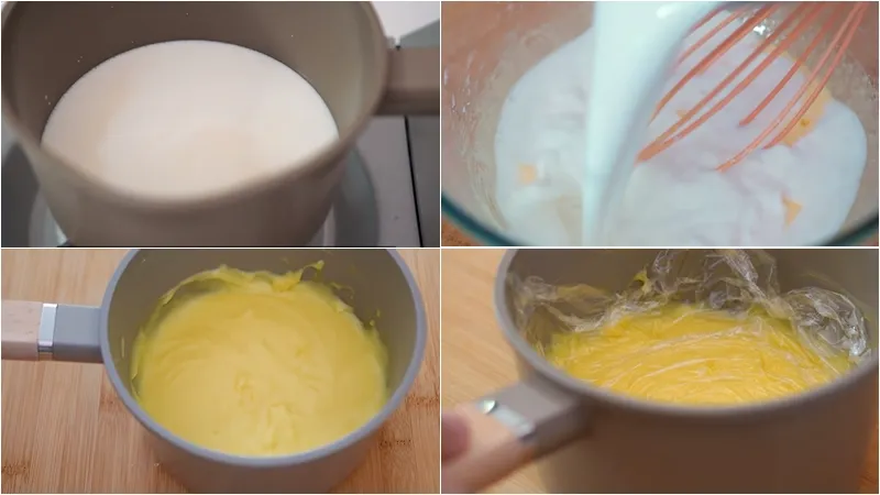 Cách làm bánh kếp kem sữa trứng béo ngậy không cần lò nướng