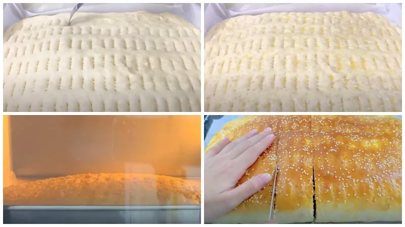 Cách làm bánh mì chà bông sốt dầu trứng béo thơm, mềm mịn