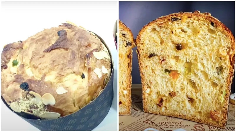 Cách làm bánh mì trái cây panettone thơm ngon, chuẩn vị Ý tại nhà