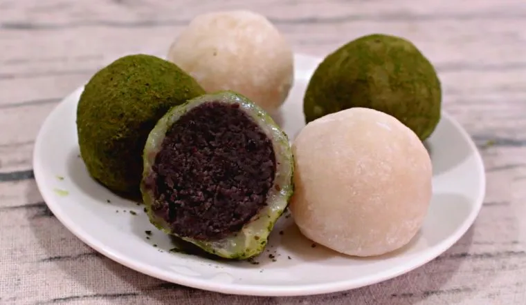 Cách làm bánh mochi đậu đen dai mềm, phần nhân ngọt bùi