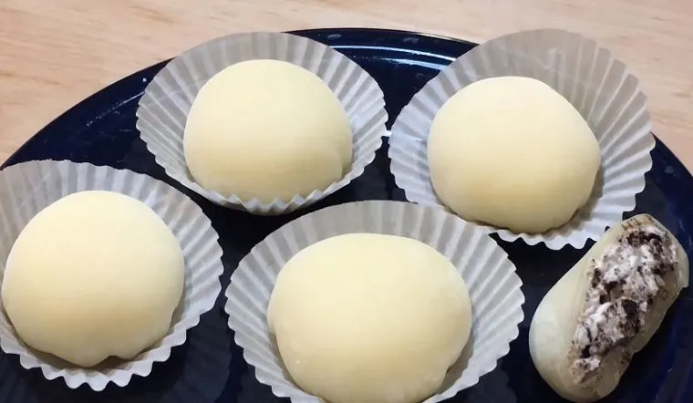 Cách làm bánh mochi nhân kem tươi từ bột nếp mềm dẻo, không cần máy