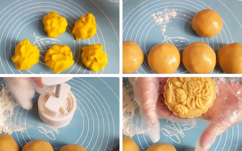 Cách làm bánh Trung thu không nhân đơn giản tại nhà