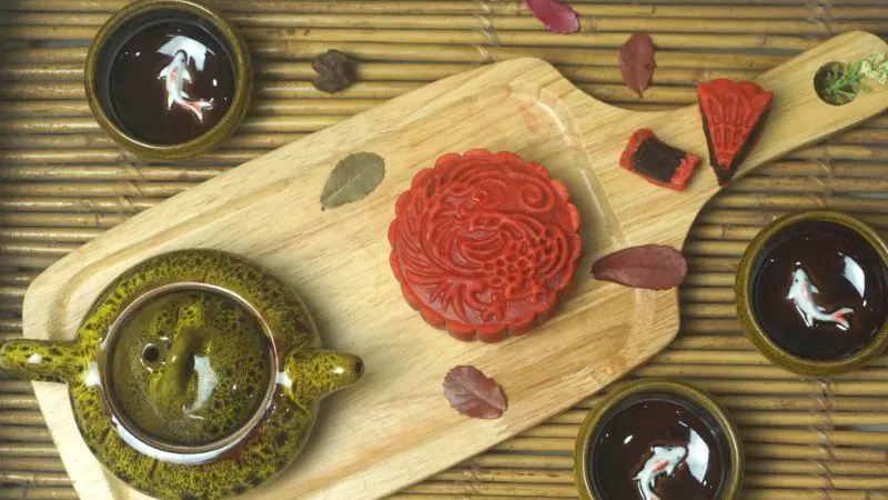 Cách làm bánh trung thu red velvet vừa đẹp mắt vừa thơm ngon