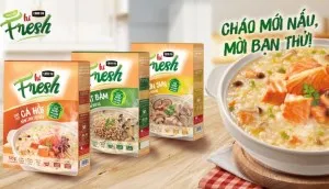 Cách làm cháo thịt bò nấm mỡ bằng cháo ăn liền