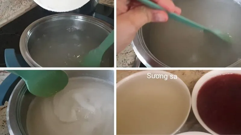 Cách làm chè bánh lọt hạt lựu thơm béo, mát lạnh tại nhà