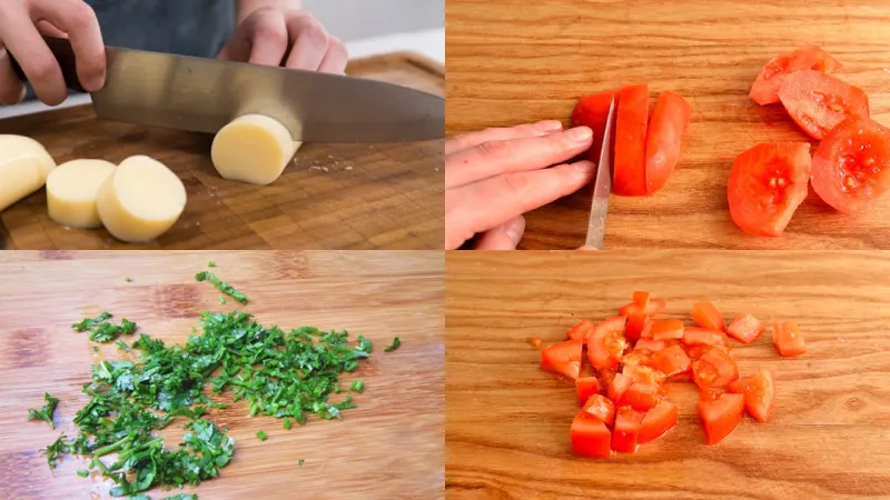 Cách làm đậu hũ non sốt cà chua thơm ngon, tròn vị