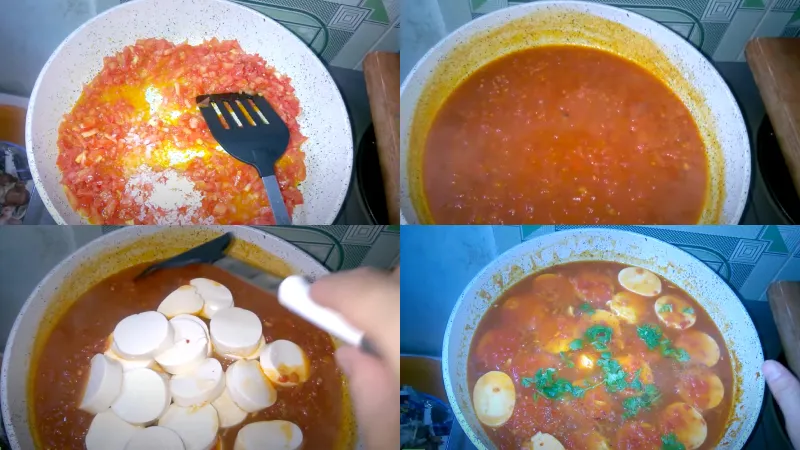 Cách làm đậu hũ non sốt cà chua thơm ngon, tròn vị