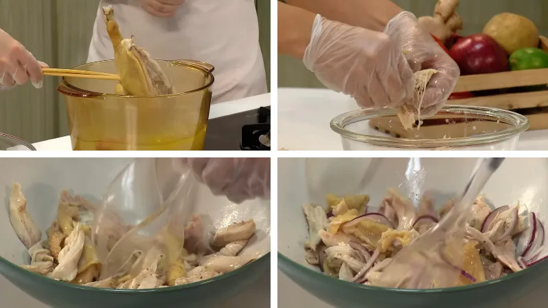Cách làm gỏi gà cần tây giòn ngon, thanh mát cho cả nhà