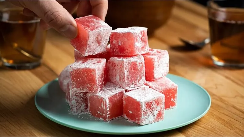 Cách làm kẹo Turkish Delight ngọt lịm, đảm bảo bé nhà thích mê