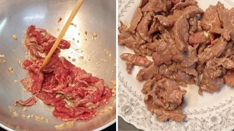 Cách làm măng xào thịt bò thơm ngon tròn vị, cả nhà thích mê