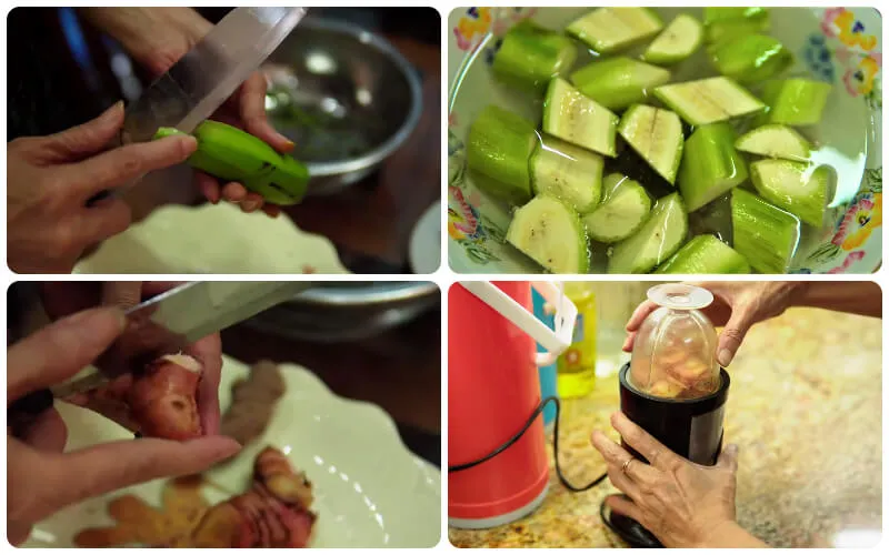 Cách làm món chân giò om chuối đậu dinh dưỡng, thơm ngon