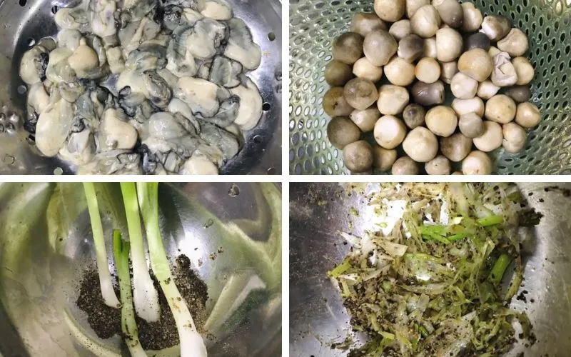 Cách làm món cháo hàu nấm rơm dinh dưỡng, bồi bổ cả nhà