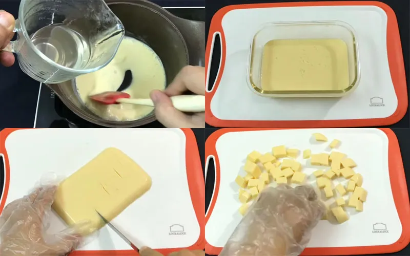 Cách làm rau câu flan 3 lớp giòn ngon, thơm béo cực hấp dẫn