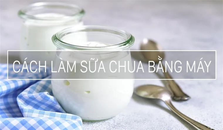 Cách làm sữa chua bằng máy cực đơn giản chỉ trong 2 bước