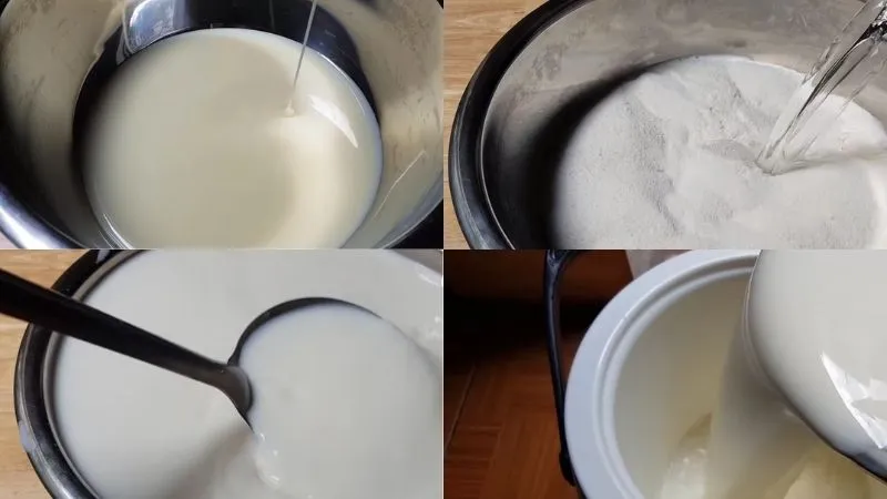 Cách làm sữa chua cốm xanh sánh mịn thơm mát đơn giản ăn là mê