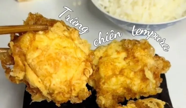 Cách làm trứng chiên tempura nổi tiếng từ truyện tranh Nhật Bản