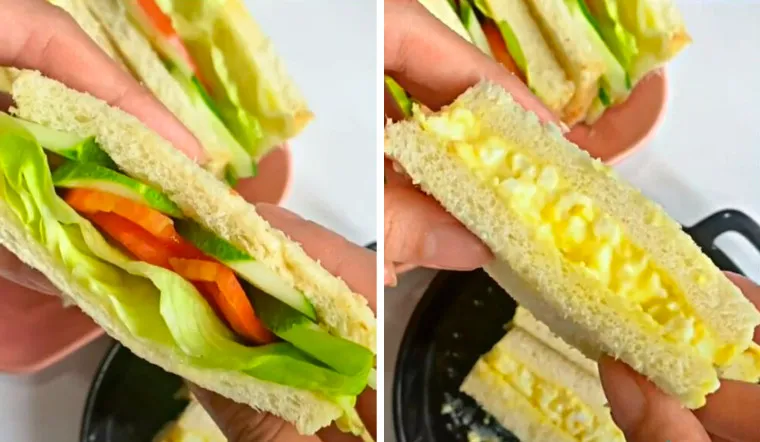 Chia sẻ cách làm sandwich trứng và salad tiện lợi, hấp dẫn