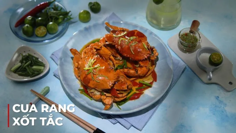 Công thức làm cua rang xốt tắc đậm đà, chiêu đãi khách đến nhà