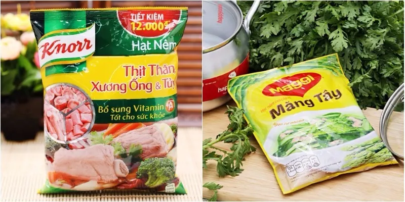 Hạt nêm hay gia vị pha sẵn tốt hơn?