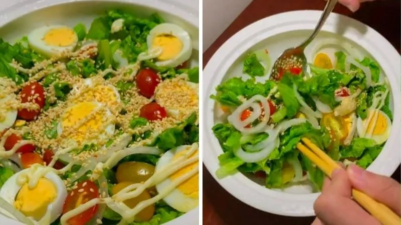 Hướng dẫn làm món salad dầu giấm thơm ngon bổ dưỡng dễ làm tại nhà