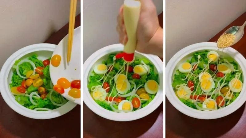 Hướng dẫn làm món salad dầu giấm thơm ngon bổ dưỡng dễ làm tại nhà