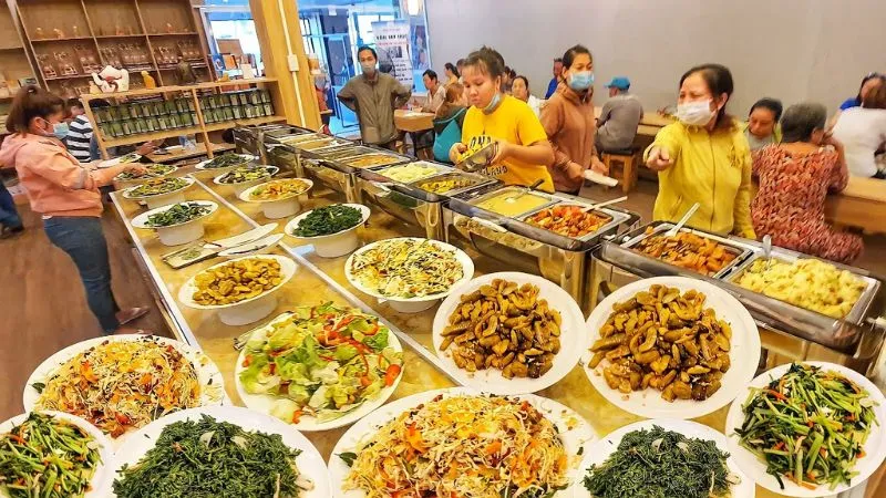 Khám phá 10 quán buffet chay Sài Gòn cực hút khách