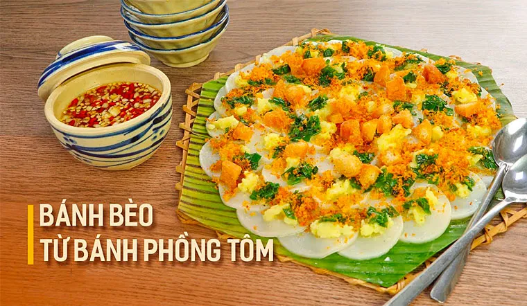 Mách bạn cách làm bánh bèo cấp tốc bằng bánh phồng tôm ngon tuyệt