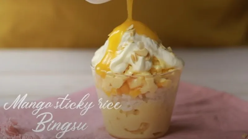 Mách bạn cách làm bingsu xôi xoài ngon như ngoài hàng, cực đơn giản