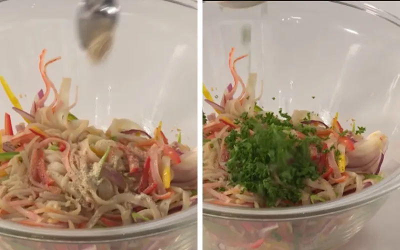 Mách bạn làm salad thanh cua chiêu đãi thực khách khó tính