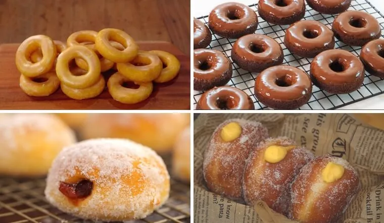 Tổng hợp 10 cách làm bánh donut thơm ngon, cực đơn giản