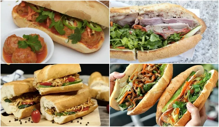 Top 10 loại nhân kẹp bánh mì thơm ngon, dinh dưỡng cho bữa sáng