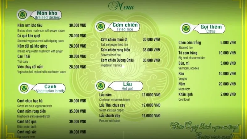 Trải nghiệm 10 nhà hàng chay, quán chay Đà Nẵng được yêu thích