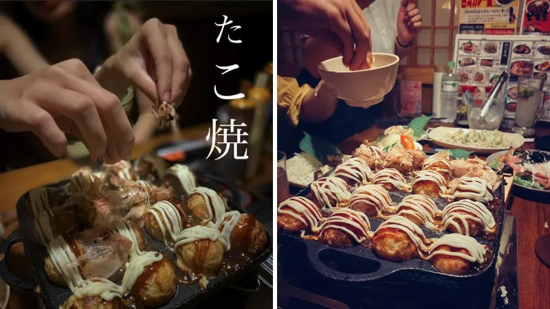 Tự làm Takoyaki tại quán Nhật bí mật dưới tầng hầm cực thú vị